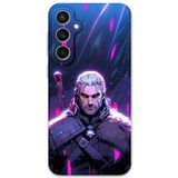 Gramaphone Galaxy S23 FE ile Uyumlu Geralt Desenli Telefon Kılıfı + Ekran Koruyucu - 5826