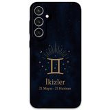 Gramaphone Galaxy S23 FE ile Uyumlu İkizler Burcu Desenli Telefon Kılıfı + Ekran Koruyucu - 5770