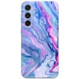 Gramaphone Galaxy S23 FE ile Uyumlu Mermer Desenli Telefon Kılıfı + Ekran Koruyucu - 5816