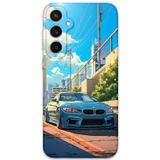 Gramaphone Galaxy S23 Fe Uyumlu Araba Desenli Telefon Kılıfı + Ekran Koruyucu - 5760