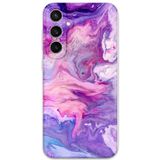 Gramaphone Galaxy S23 Fe Uyumlu Mermer Desenli Telefon Kılıfı + Ekran Koruyucu - 5813