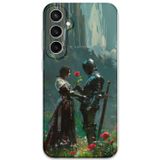 Gramaphone Galaxy S23 Fe Uyumlu Retro Desenli Telefon Kılıfı + Ekran Koruyucu - 5839