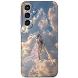 Gramaphone Galaxy S23 ile Uyumlu Retro Desenli Telefon Kılıfı + Ekran Koruyucu - 5841