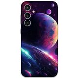 Gramaphone Galaxy S23 ile Uyumlu Uzay Desenli Telefon Kılıfı + Ekran Koruyucu - 5862