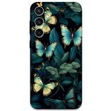 Gramaphone Galaxy S23 Plus ile Uyumlu Kelebek Desenli Telefon Kılıfı + Ekran Koruyucu - 5791