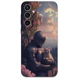 Gramaphone Galaxy S23 Plus ile Uyumlu Retro Desenli Telefon Kılıfı + Ekran Koruyucu - 5845