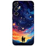 Gramaphone Galaxy S23 Plus ile Uyumlu Uzay Desenli Telefon Kılıfı + Ekran Koruyucu - 5863