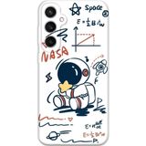 Gramaphone Galaxy S23 Plus Uyumlu Astronot Desenli Telefon Kılıfı + Ekran Koruyucu - 5858