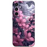 Gramaphone Galaxy S23 Plus Uyumlu Çiçek Desenli Telefon Kılıfı + Ekran Koruyucu - 5796