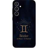 Gramaphone Galaxy S23 Plus Uyumlu İkizler Burcu Desenli Telefon Kılıfı + Ekran Koruyucu - 5770