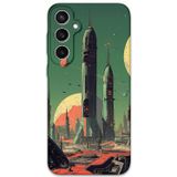 Gramaphone Galaxy S23 Plus Uyumlu Uzay Desenli Telefon Kılıfı + Ekran Koruyucu - 5870