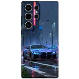 Gramaphone Galaxy S23 Ultra ile Uyumlu Araba Desenli Telefon Kılıfı + Ekran Koruyucu - 5767