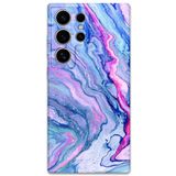 Gramaphone Galaxy S23 Ultra ile Uyumlu Mermer Desenli Telefon Kılıfı + Ekran Koruyucu - 5816