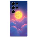 Gramaphone Galaxy S23 Ultra ile Uyumlu Uzay Desenli Telefon Kılıfı + Ekran Koruyucu - 5869