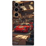 Gramaphone Galaxy S23 Ultra Uyumlu Araba Desenli Telefon Kılıfı + Ekran Koruyucu - 5759