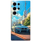 Gramaphone Galaxy S23 Ultra Uyumlu Araba Desenli Telefon Kılıfı + Ekran Koruyucu - 5760