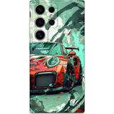 Gramaphone Galaxy S23 Ultra Uyumlu Araba Desenli Telefon Kılıfı + Ekran Koruyucu - 5765