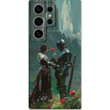 Gramaphone Galaxy S23 Ultra Uyumlu Retro Desenli Telefon Kılıfı + Ekran Koruyucu - 5839