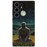 Gramaphone Galaxy S23 Ultra Uyumlu Retro Desenli Telefon Kılıfı + Ekran Koruyucu - 5844