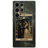 Gramaphone Galaxy S23 Ultra Uyumlu Retro Desenli Telefon Kılıfı + Ekran Koruyucu - 5846