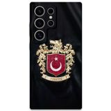 Gramaphone Galaxy S23 Ultra Uyumlu Türk Desenli Telefon Kılıfı + Ekran Koruyucu - 5855