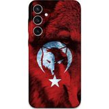 Gramaphone Galaxy S24 Fe Uyumlu Türk Bayrağı Desenli Telefon Kılıfı + Ekran Koruyucu - 5856