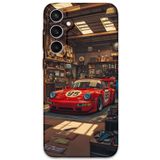 Gramaphone Galaxy S24 Plus ile Uyumlu Araba Desenli Telefon Kılıfı + Ekran Koruyucu - 5759