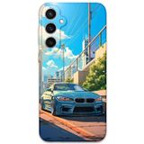 Gramaphone Galaxy S24 Plus ile Uyumlu Araba Desenli Telefon Kılıfı + Ekran Koruyucu - 5760