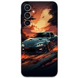 Gramaphone Galaxy S24 Plus ile Uyumlu Araba Desenli Telefon Kılıfı + Ekran Koruyucu - 5766