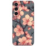 Gramaphone Galaxy S24 Plus ile Uyumlu Çiçek Desenli Telefon Kılıfı + Ekran Koruyucu - 5801