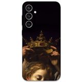 Gramaphone Galaxy S24 Plus ile Uyumlu Retro Desenli Telefon Kılıfı + Ekran Koruyucu - 5833