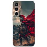 Gramaphone Galaxy S24 Plus ile Uyumlu Retro Desenli Telefon Kılıfı + Ekran Koruyucu - 5834