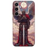 Gramaphone Galaxy S24 Plus ile Uyumlu Retro Desenli Telefon Kılıfı + Ekran Koruyucu - 5837