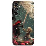 Gramaphone Galaxy S24 Plus ile Uyumlu Retro Desenli Telefon Kılıfı + Ekran Koruyucu - 5838