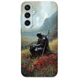 Gramaphone Galaxy S24 Plus ile Uyumlu Retro Desenli Telefon Kılıfı + Ekran Koruyucu - 5840