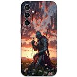 Gramaphone Galaxy S24 Plus ile Uyumlu Retro Desenli Telefon Kılıfı + Ekran Koruyucu - 5842