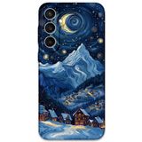 Gramaphone Galaxy S24 Plus ile Uyumlu Uzay Desenli Telefon Kılıfı + Ekran Koruyucu - 5857