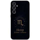 Gramaphone Galaxy S24 Plus Uyumlu Akrep Burcu Desenli Telefon Kılıfı + Ekran Koruyucu - 5775