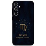 Gramaphone Galaxy S24 Plus Uyumlu Başak Burcu Desenli Telefon Kılıfı + Ekran Koruyucu - 5773