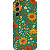 Gramaphone Galaxy S24 Plus Uyumlu Çiçek Desenli Telefon Kılıfı + Ekran Koruyucu - 5786