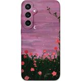 Gramaphone Galaxy S24 Plus Uyumlu Çiçek Desenli Telefon Kılıfı + Ekran Koruyucu - 5793