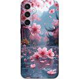 Gramaphone Galaxy S24 Plus Uyumlu Çiçek Desenli Telefon Kılıfı + Ekran Koruyucu - 5794