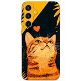 Gramaphone Galaxy S24 Plus Uyumlu Kedi Desenli Telefon Kılıfı + Ekran Koruyucu - 5783