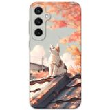 Gramaphone Galaxy S24 Plus Uyumlu Kedi Desenli Telefon Kılıfı + Ekran Koruyucu - 5784