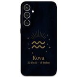 Gramaphone Galaxy S24 Plus Uyumlu Kova Burcu Desenli Telefon Kılıfı + Ekran Koruyucu - 5778