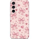 Gramaphone Galaxy S24 Plus Uyumlu Kurdele Desenli Telefon Kılıfı + Ekran Koruyucu - 5802