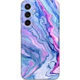 Gramaphone Galaxy S24 Plus Uyumlu Mermer Desenli Telefon Kılıfı + Ekran Koruyucu - 5816