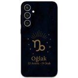 Gramaphone Galaxy S24 Plus Uyumlu Oğlak Burcu Desenli Telefon Kılıfı + Ekran Koruyucu - 5777