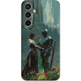 Gramaphone Galaxy S24 Plus Uyumlu Retro Desenli Telefon Kılıfı + Ekran Koruyucu - 5839