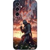 Gramaphone Galaxy S24 Plus Uyumlu Retro Desenli Telefon Kılıfı + Ekran Koruyucu - 5842